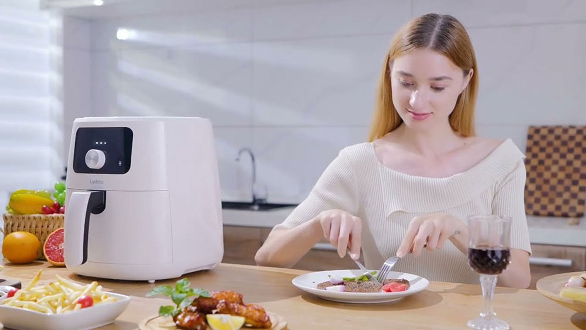 سرخ کن بدون روغن (هوا پز) شیائومی مدل Lydsto Smart Air Fryer 5L